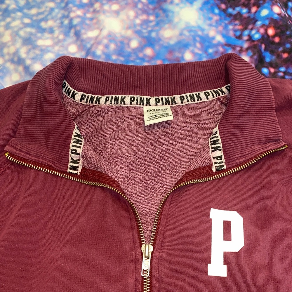 PINK Quarter Zip Sweatshirt